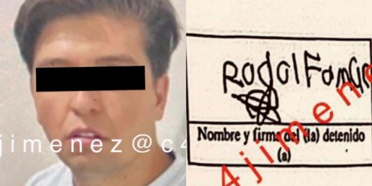 (FOTO) Critican a Fofo Márquez por su letra y mala ortografía tras detención