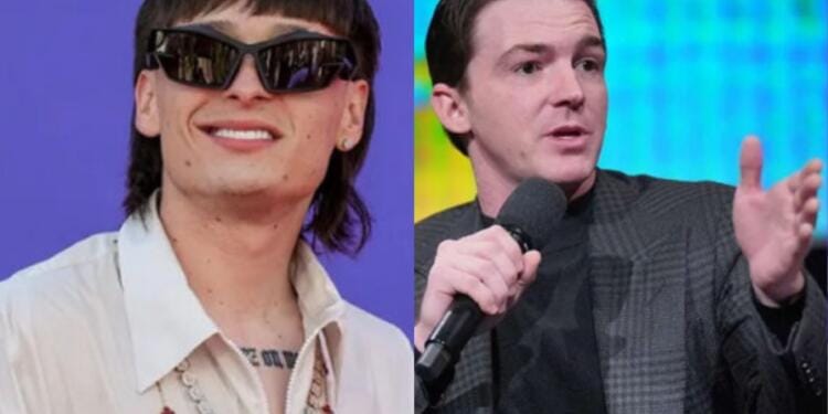 VIDEO: Drake Bell le pide colaboración musical a Peso Pluma y es ignorado en plena transmisión en vivo