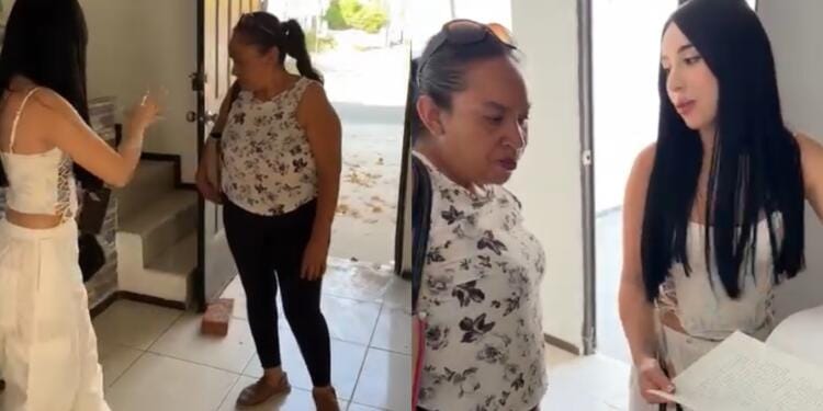 VIDEO: Influencer regala le una casa a su tía y ella la rechaza por estar muy ‘pequeña’; usuarios la critican