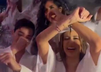 VIDEO: Reproducen canción de Lupillo Rivera en fiesta de Maripily