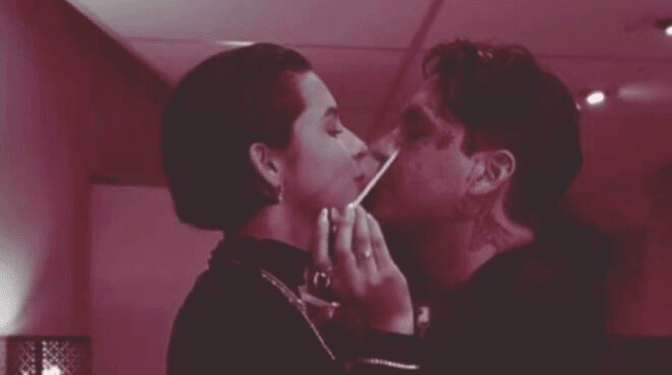 VIDEO: Ángela Aguilar y Christian Nodal presumen su primer beso en redes