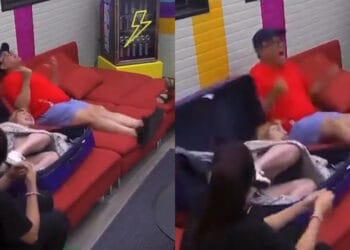 VIDEO: Briggitte le da tremendo susto a Mayito