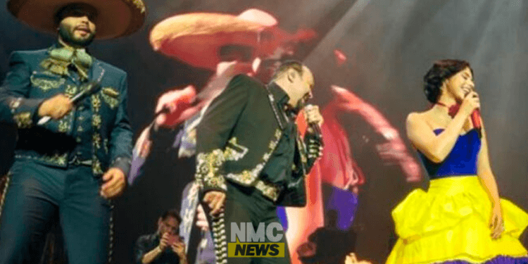VIDEO: «¿Y ese vestido de Blancanieves?», critican a Ángela Aguilar por su outfit en Colombia