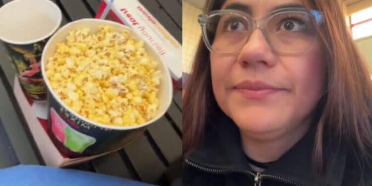 VIDEO: Fue al cine y su acompañante le dijo que iba al baño y la dejó