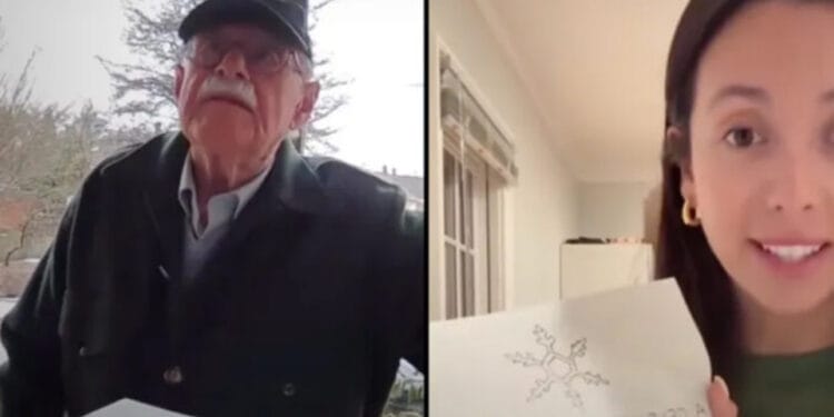 Abuelito se viraliza tras invitar a sus vecinos, casa por casa, para armar una fiesta que acabe hasta que la policía llegue