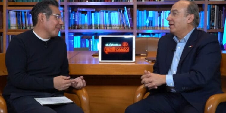 Felipe Calderón con Yordi Rosado; “dicen que construí un bar ahí en Los Pinos”