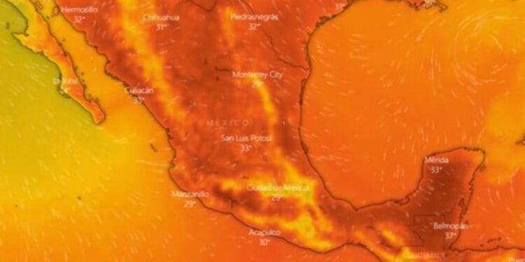 La primera onda de calor en México: Estas son las zonas que se ‘derretirán’
