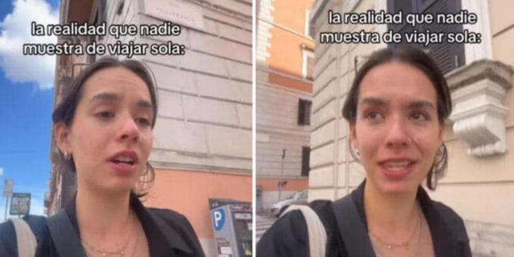 Joven mexicana rompe en llanto tras viajar sola a Europa y su video se vuelve viral: “Quiero volver a México”