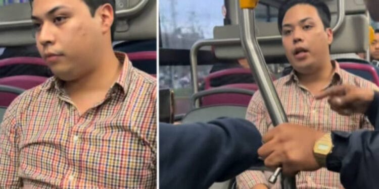 VIDEO: Surge «Lord Trolebús» joven ocupa dos asientos, uno para él y otro para su mochila