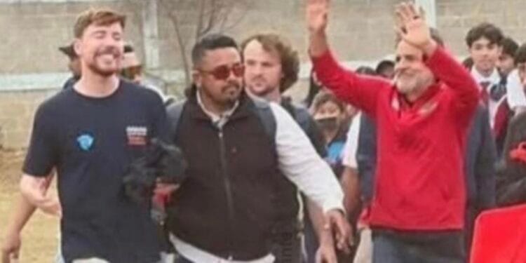 No es broma… MrBeast estuvo hoy en el Edomex junto con Eugenio Derbez