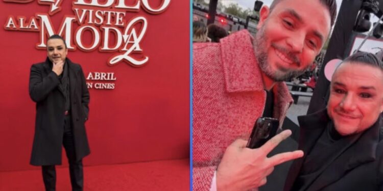 VIDEO: Esteban Macías se defiende tras aparecer maquillado y entaconado para la alfombra de El Diablo Viste a la Moda 2
