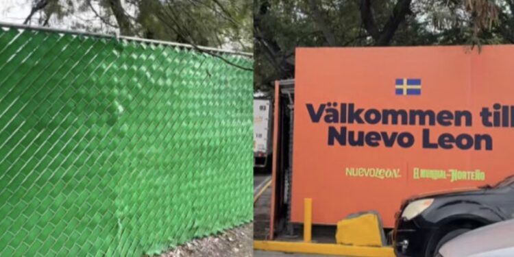 Polémica en Monterrey: denuncian colocación de mallas para ocultar colonias populares de cara al Mundial 2026
