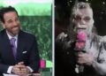 VIDEO: Periodista de Latinus termina cubierto de espuma y cargado por aficionados durante festejos por el triunfo de México