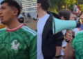 “¡Lleve sus papeles mexicanos!”: Joven se vuelve viral en el Ángel buscando extranjeras para casarse durante festejos del Mundial 2026