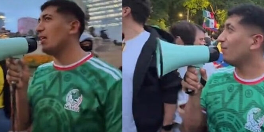 “¡Lleve sus papeles mexicanos!”: Joven se vuelve viral en el Ángel buscando extranjeras para casarse durante festejos del Mundial 2026
