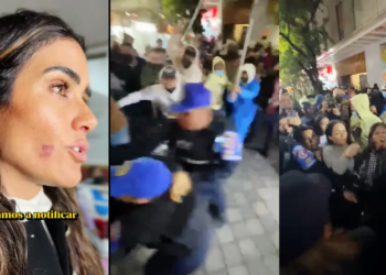 VIDEOS: Alessandra Rojo de la Vega es golpeada por comerciantes de la Zona Rosa