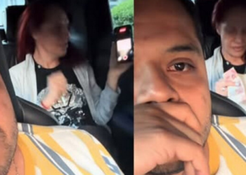 VIDEO: Influencer intenta denunciar supuesto cobro excesivo, pero termina exhibida por conductor