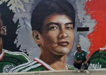 VIDEO: “Honor a quien honor merece” Julián Quiñones, Gilberto Mora y Raúl Jiménez son homenajeados con mural tras el Mundial 2026