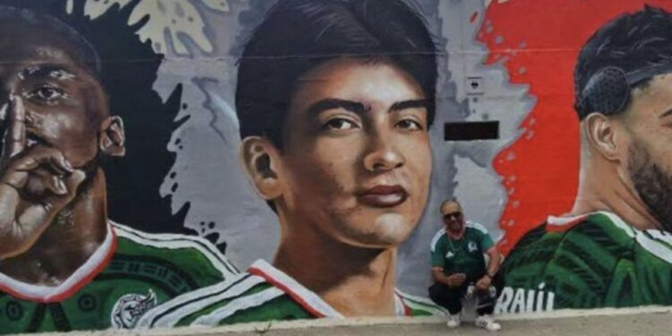 VIDEO: “Honor a quien honor merece” Julián Quiñones, Gilberto Mora y Raúl Jiménez son homenajeados con mural tras el Mundial 2026