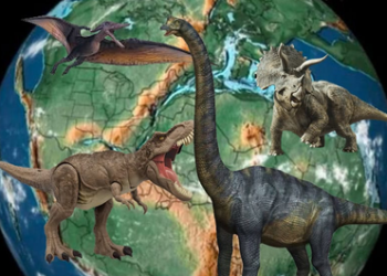 Este mapa interactivo muestra dónde estaba tu casa en la época de los dinosaurios y qué dinosaurios habitaban en la zona