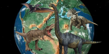 Este mapa interactivo muestra dónde estaba tu casa en la época de los dinosaurios y qué dinosaurios habitaban en la zona
