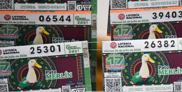Pato Merlín ya tiene su propio billete de la Lotería Nacional; así luce el homenaje al fenómeno del Mundial 2026