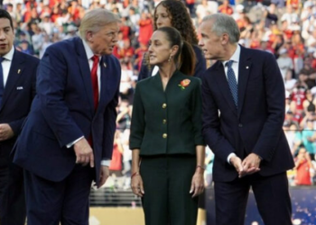 VIDEO: Sandra Cuevas elogia a Claudia Sheinbaum tras la Final del Mundial «Puso a México en lo más alto»