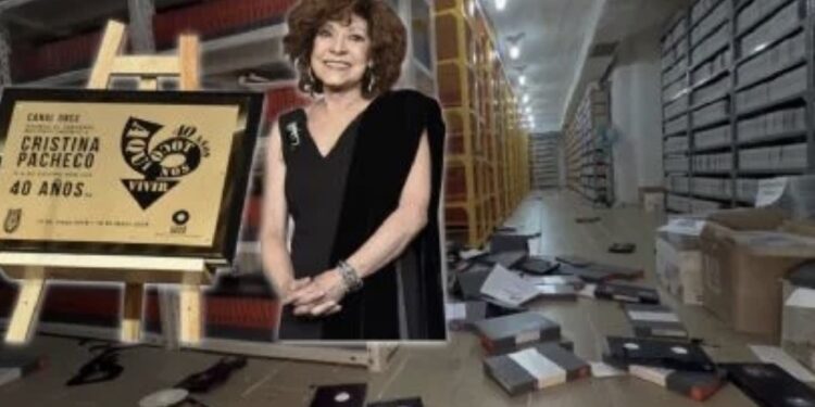 Dañan archivos históricos de Canal Once; encuentran cintas de Cristina Pacheco rotas y tiradas en la videoteca