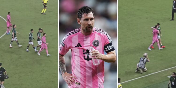 León elimina al Inter Miami y sus jugadores buscan una foto con Messi tras el partido