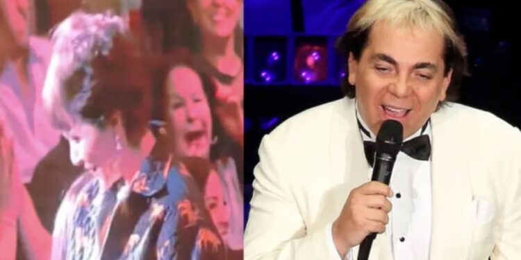 VIDEO: Pati Chapoy es abucheada en pleno concierto de Cristian Castro; el cantante se burló: “La mujer de hierro”