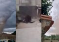 VIDEO: Así fue el impresionante TORNADO que arrasó una aldea de Francia y destruyó cientos de casas