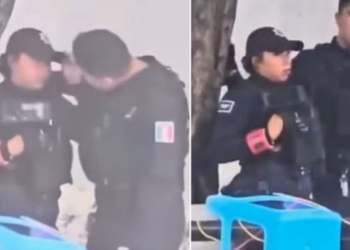 Dan de baja a policías de Aguascalientes tras conducta inapropiada en plena vía pública