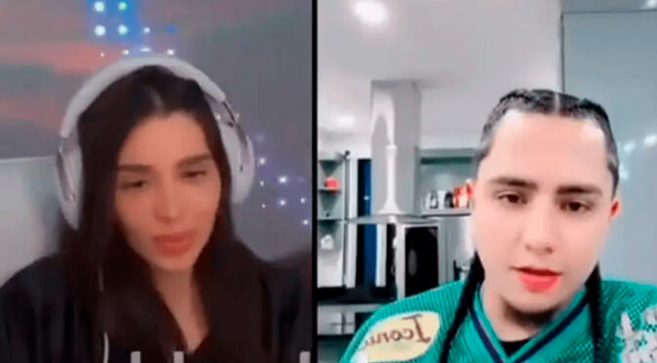 VIDEO: Influencer coquetea con Emma Coronel, pero en pleno en vivo le avisan quién es y se lleva tremendo susto
