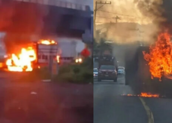 Michoacán amanece con 24 bloqueos carreteros; roban vehículos y los incendian