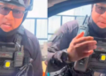 VIDEO: Policía de CDMX se confunde con el semáforo y reclama a conductor por “pasarse el verde”