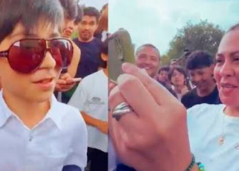 VIDEO: «Está contento él y es suficiente» Mamá celebra triunfo de su hijo en una batalla de “Farmear Aura” en CDMX
