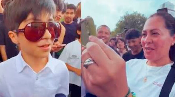 VIDEO: «Está contento él y es suficiente» Mamá celebra triunfo de su hijo en una batalla de “Farmear Aura” en CDMX