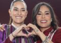 Senadora de Morena causa polémica por usar a una imitadora de Sheinbaum en su informe de labores