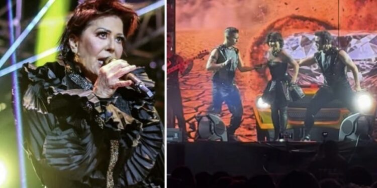 VIDEO: Alejandra Guzmán cancela concierto porque se le zafó la cadera en pleno escenario