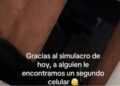 VIDEO: Gracias al simulacro Nacional, mujer encuentra segundo celular de su pareja