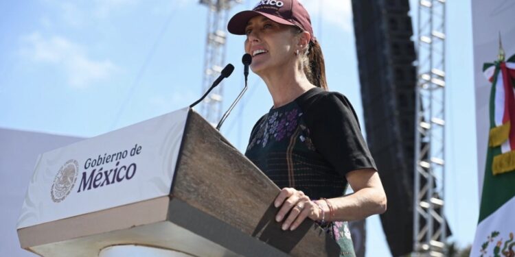 Sheinbaum: “Nosotros no compramos votos, damos derechos al pueblo de México”