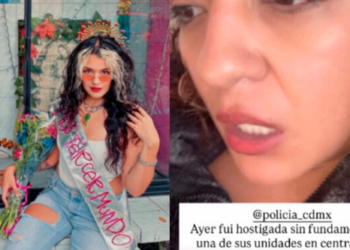 La influencer Eva María Beristáin exhibe presunta extorsión y hostigamiento de policías en la CDMX