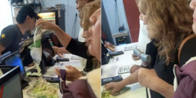 VIDEO: «Dos horas en la fila para esto» Clientas van por la hamburguesa de $35 en Carl’s Jr. y reciben una envuelta en lechuga
