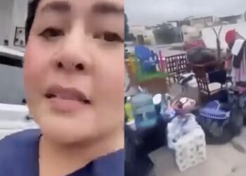 VIDEO: Se equivocan de casa y embargan a familia por error en Torreón sacando sus pertenencias a la calle