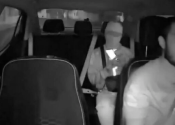 VIDEO: Lo salvó su esposa, chofer de plataforma escapa de asalto al dirigirse a una caseta militar