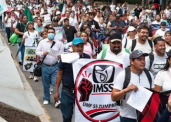 Trabajadores del IMSS alistan mega marcha en CDMX: estas calles podrían quedar bloqueadas este 21 de octubre