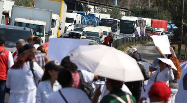 Trabajadores del IMSS anuncian bloqueo en la México-Pachuca este viernes