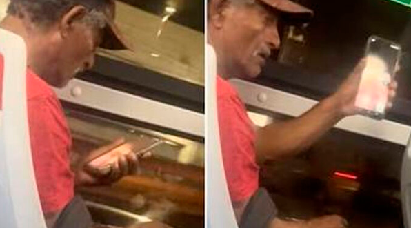 VIDEO: ¿No le creyó? Hombre se vuelve viral al mostrarle a su pareja el camión en el que viajaba